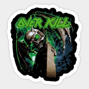 Overkill Band new 5 Sticker